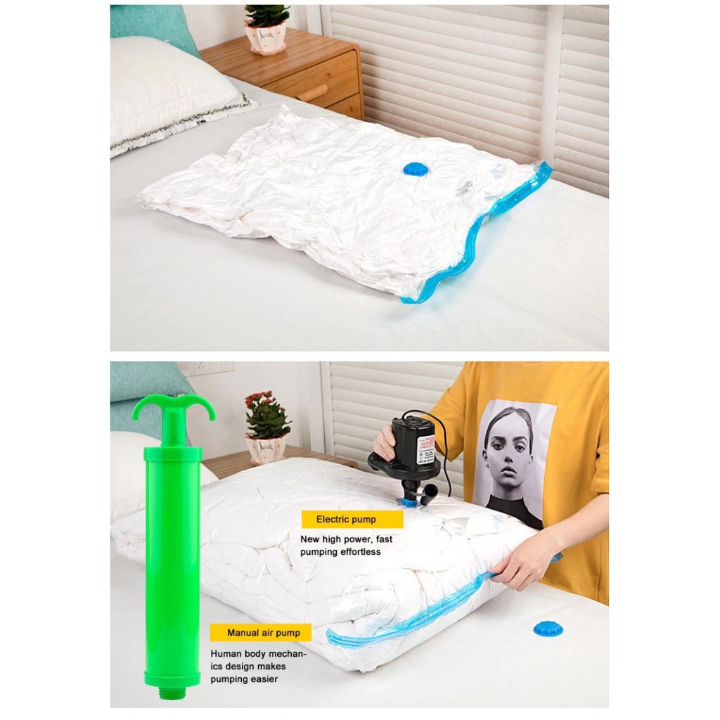 NEW MODEL Vacuum Storage Bag Set with FREE Electric Air Pump