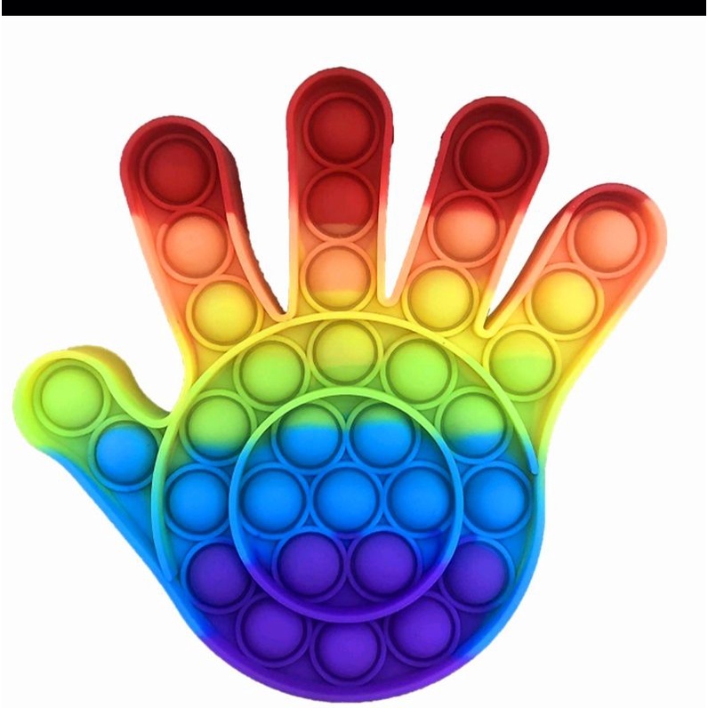 Pop it Rainbow viral /mainan ank-JARI-JARI