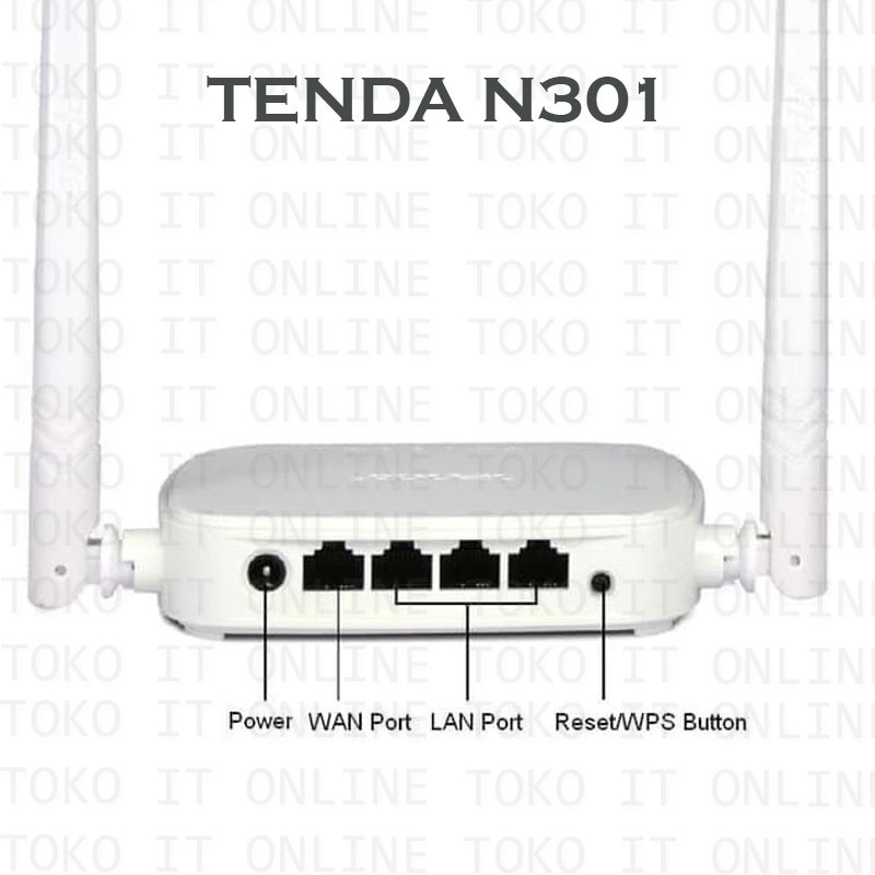 TENDA N301 WIRELESS ROUTER 2 ANTENA