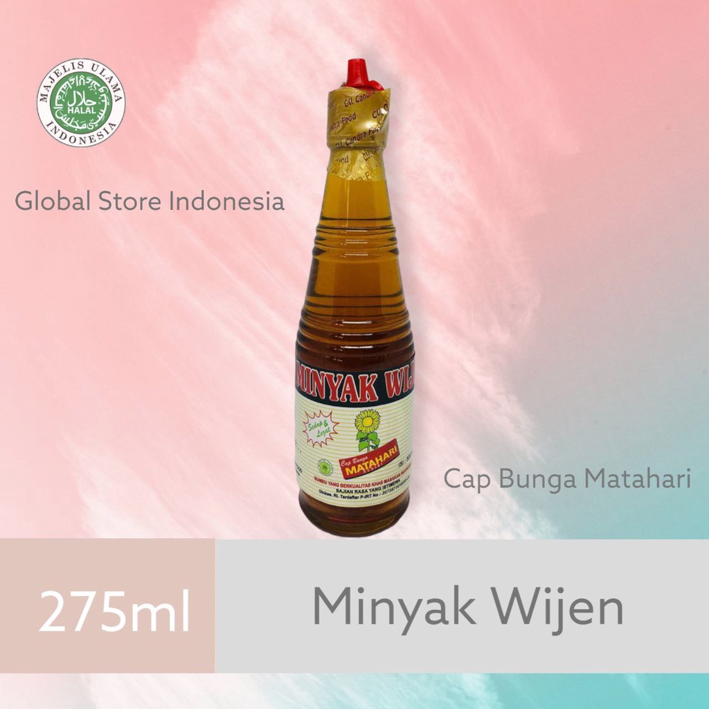 

MINYAK WINYEK HALAL CAP BUNGA MATAHARI ( UKURAN 300ML )