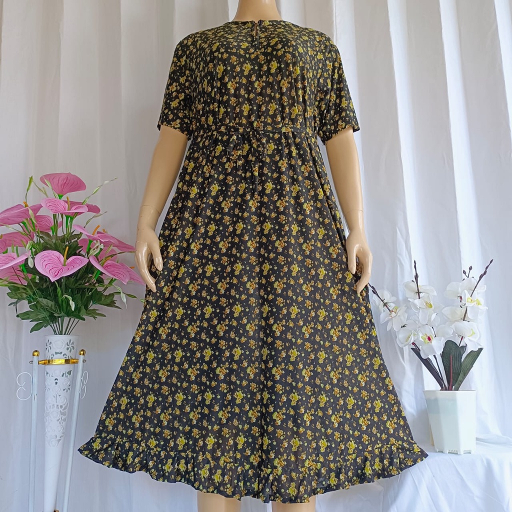 DASTER JERSEY JUMBO SUPER LEMBUT & ADEM PREMIUM MOTIF BUNGA CALEM TERBARU/DASTER JERSEY SUPER JUMBO 