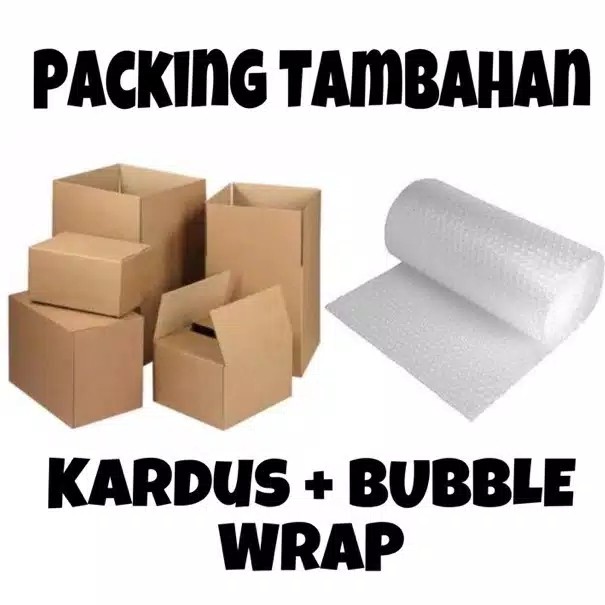 

CL Extra Bubble Wrap Atau Dus (Packingan Tambahan Lebih Aman)