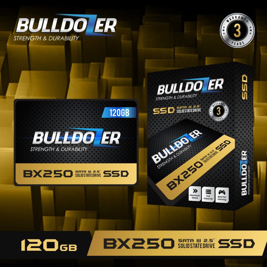 Ssd bulldozer 120gb 2.5 Sata III 6Gbps ultimate BX250-120gb - solid state drive