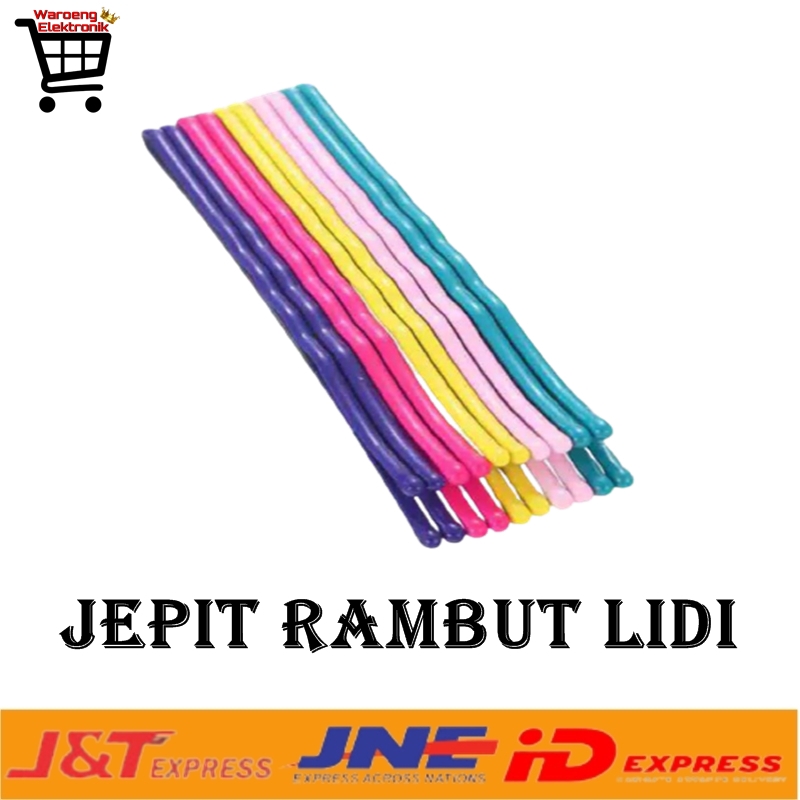 Jepit lidi warna warni / jepit rambut lidi