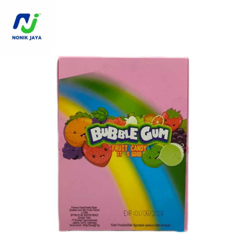 Bubblegum Fruit Candy isi 30 pcs