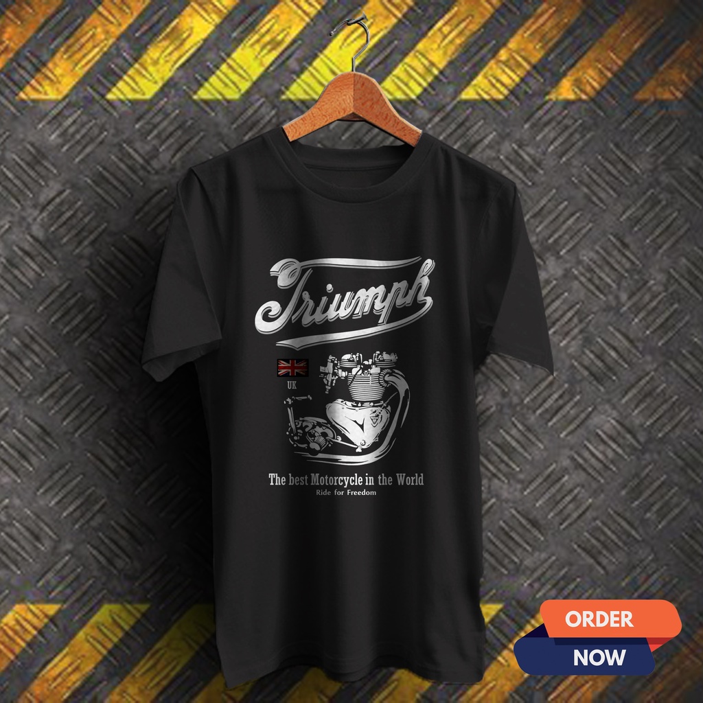 KAOS BAJU TRIUMPH BRITISH ENGINE
