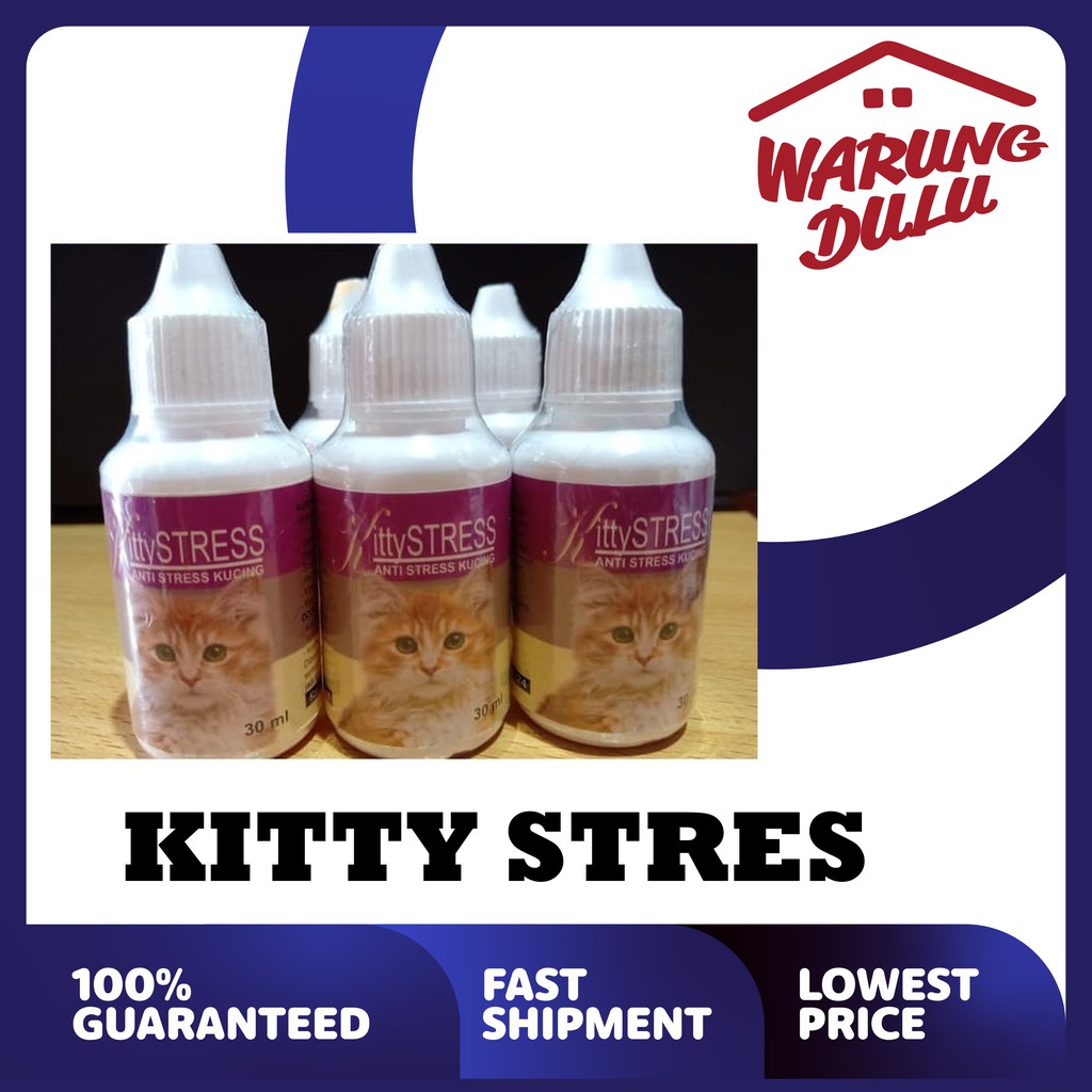 OBAT CATY STRES Anti Stress Kucing/Obat kucing/vitamin kucing KITTY STRES