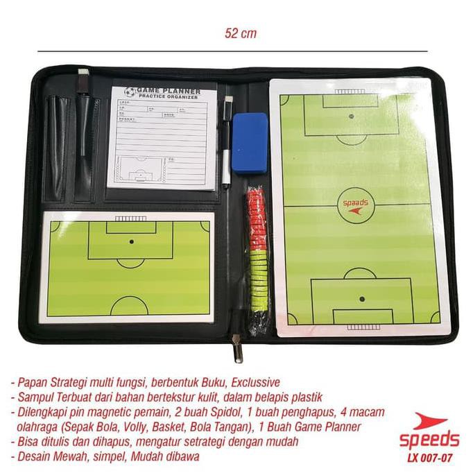 

Game Planner Buku Papan OlahRaga Pelatih coach 4in1 universal 007-7