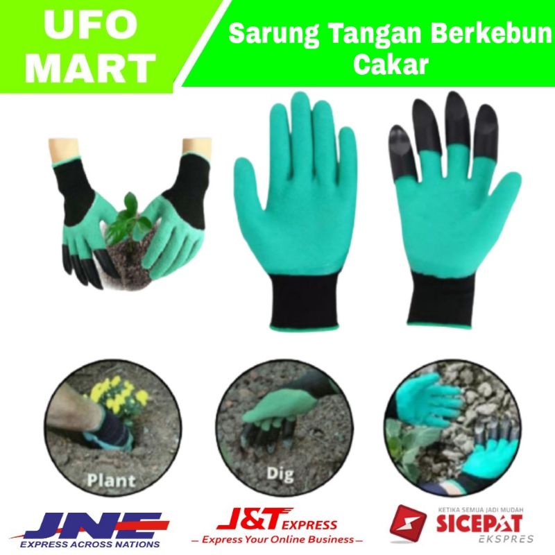 sarung tangan kebun sarung tangan berkebun cakar garden genie gloves original safety glove