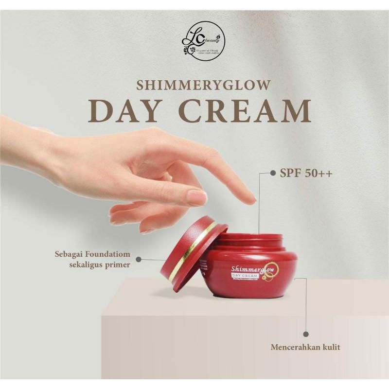 LC BEAUTY SHIMMER DAY CREAM original kode EV bpom ori day cream LC ecer