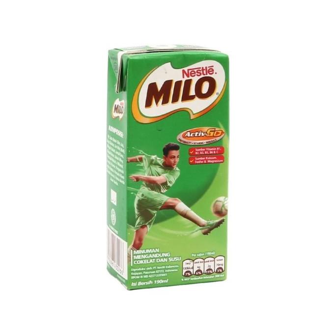 

BISA BAYAR DITEMPAT Milo UHT Activ-Go Cokelat 190ml 1 dus isi 36pcs