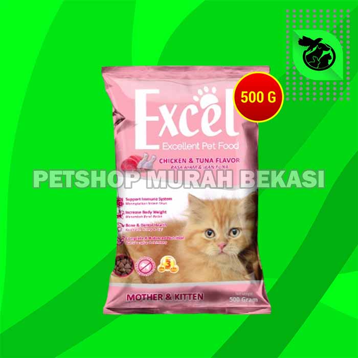 Makanan Kucing Excel Cat Tuna 500gr Excel Tuna Ikan Ayam 500 gr