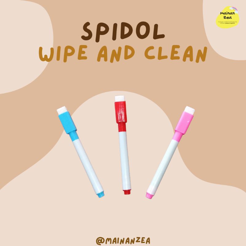 

Spidol Wipe And Clean