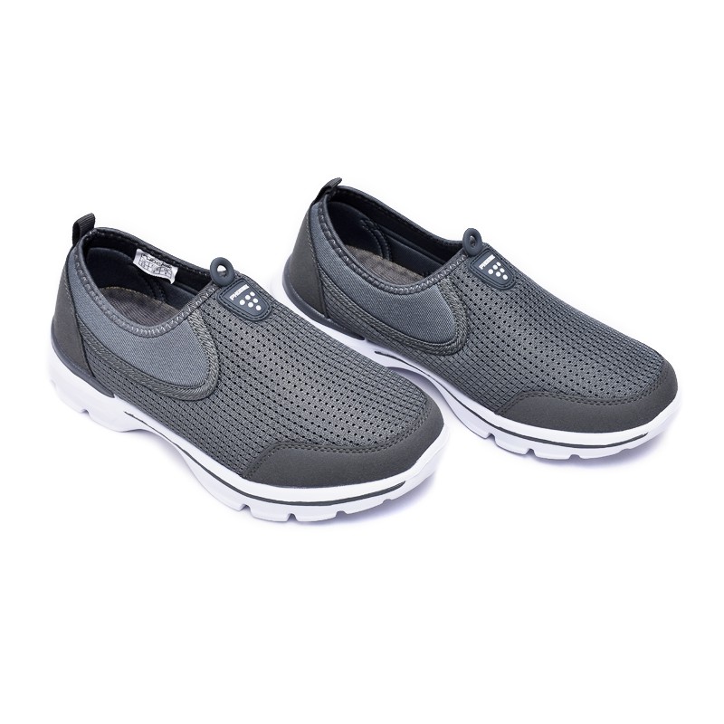 Phoenix Men Denzel Sepatu Slip On Pria - D.Grey