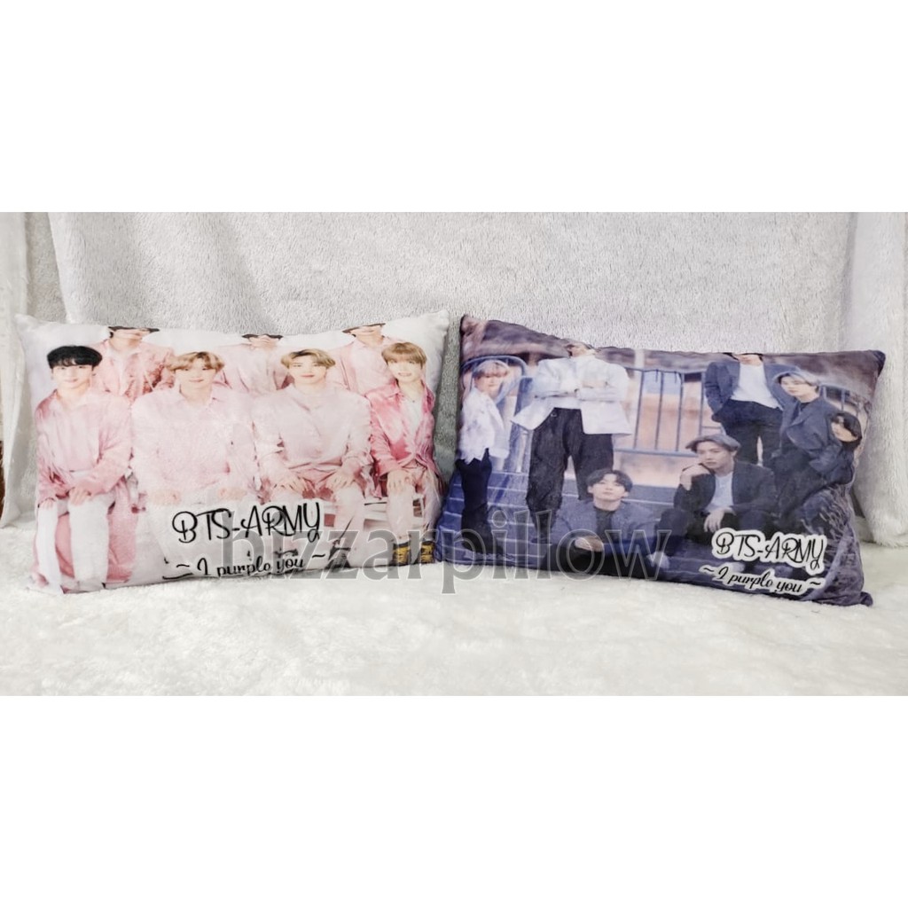 Bizzarpillow Bantal Foto Custom Fullprint 40x60 cm KPOP BTS BZ028