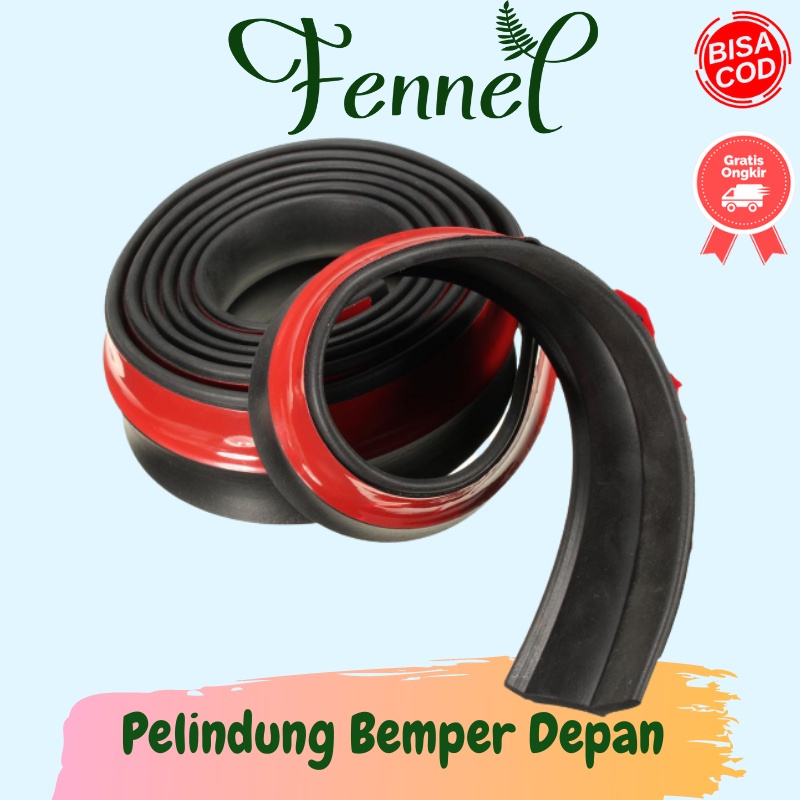 Pelindung Karet Baret Bemper Depan Mobil