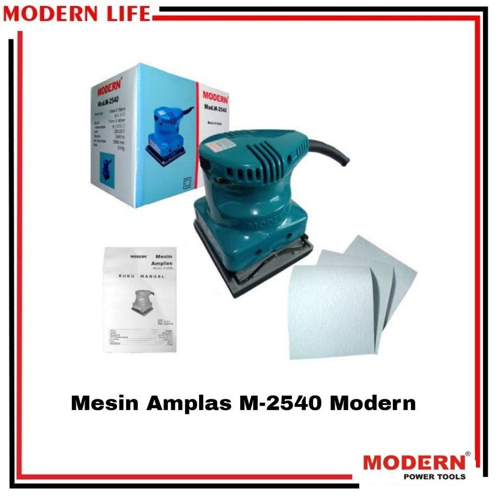 Mesin amplas M 2540 modern / finishing sander M-2540