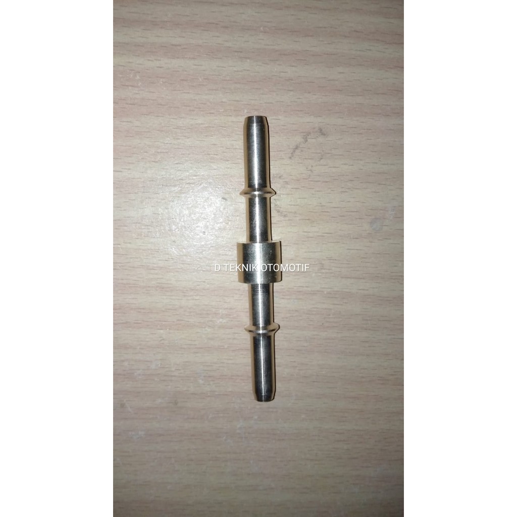 NEPEL KUNINGAN SAMBUNGAN SELANG INJEKSI INJEKTOR PRESSURE FUELPUMP ITC UKURAN 6MM X 6MM