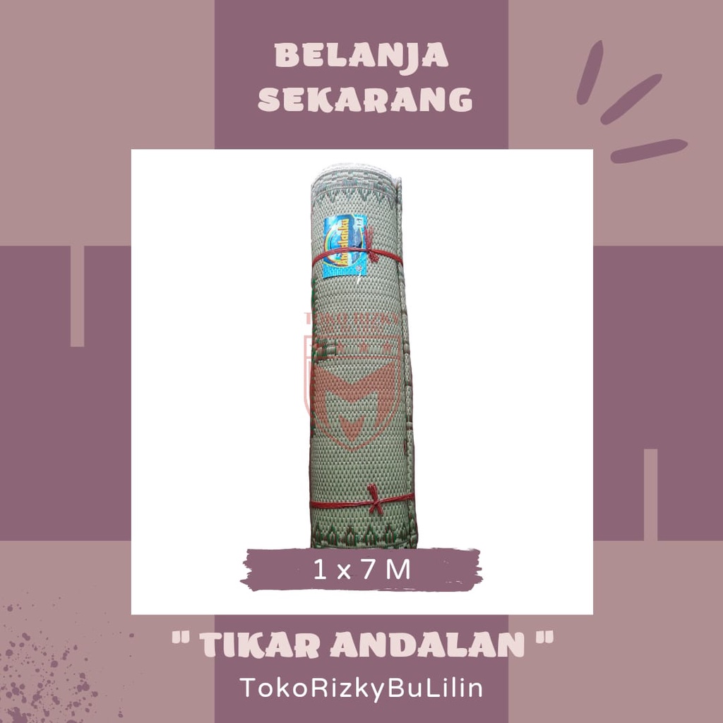 Tikar Plastik Anyam Andalan / Tikar Rumah / Tikar Plastik / Tikar Anyam Andalan / Tikar Serbaguna / 