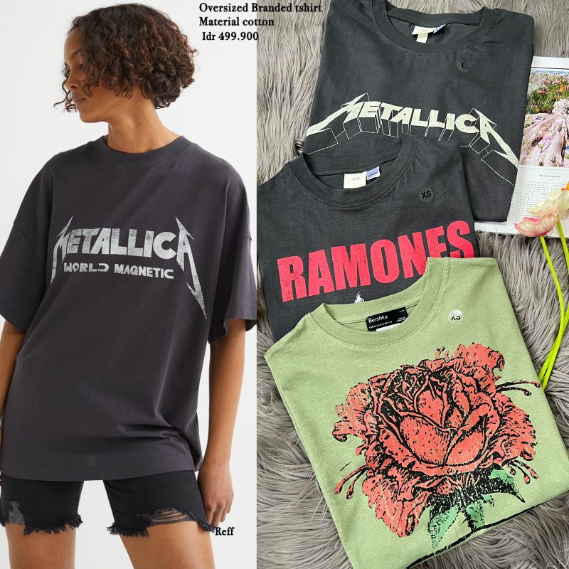 Oversized printed vintage tshirt