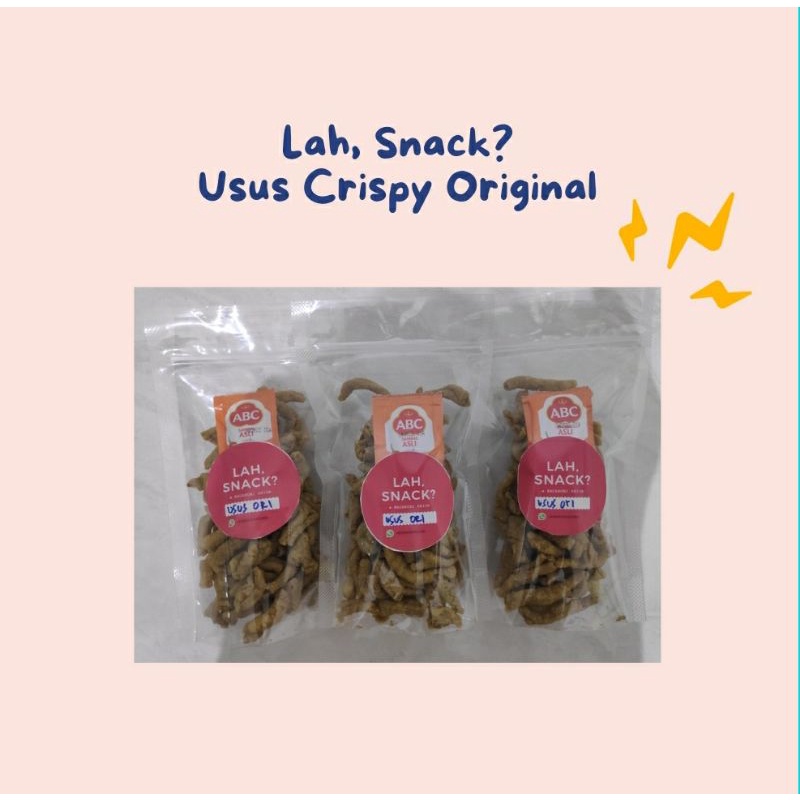 

Keripik Usus Original [80gram] free Sambal ABC