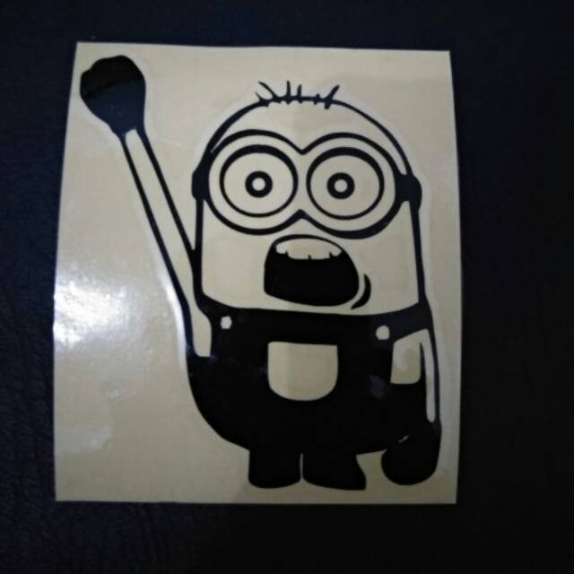 

Cutting sticker minion
