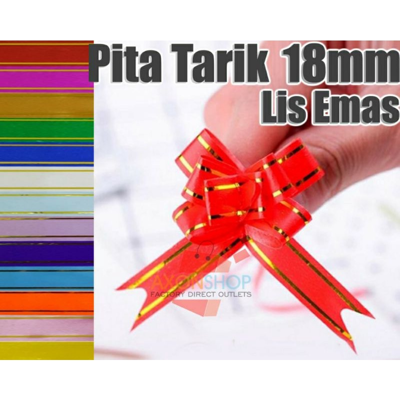 

PITA TARIK SERUT LIST EMAS 18mm