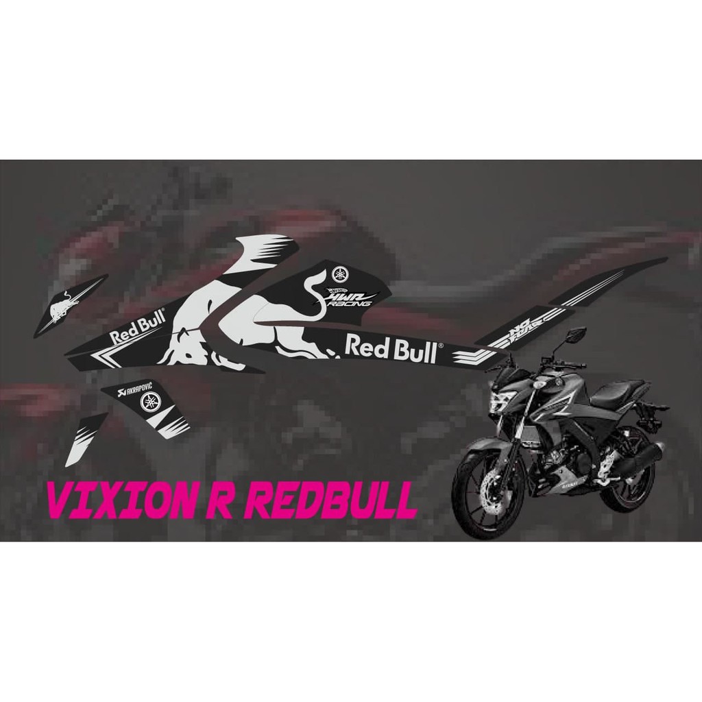 Jual Stiker Striping Yamaha Vixion R RedBull Indonesia Shopee Indonesia