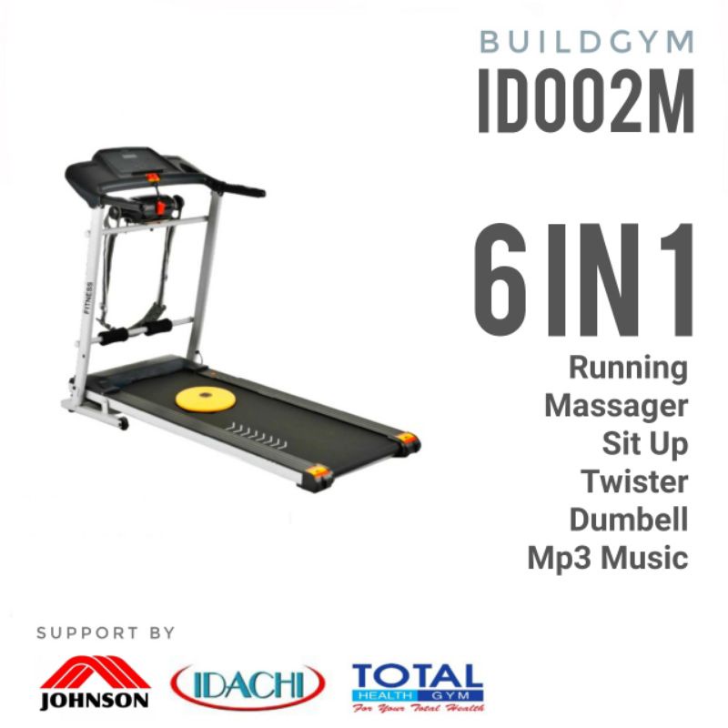 Treadmill Elektrik 4 Fungsi ID002M Treadmill Electric 5 Function ID-002M