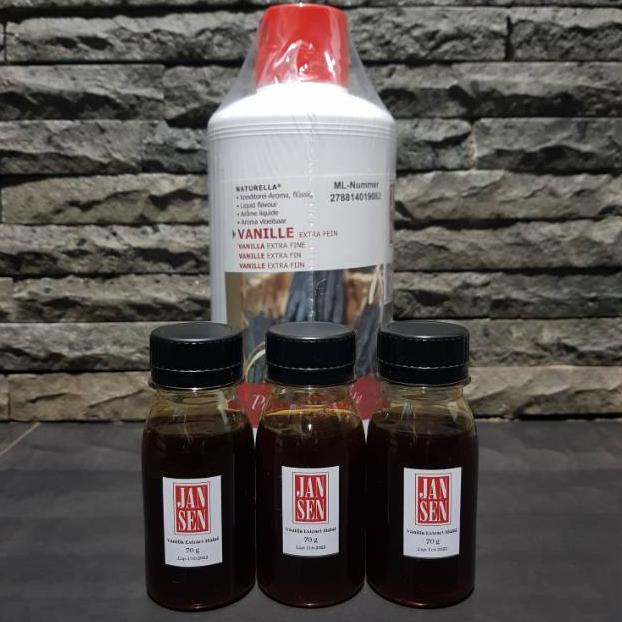 

Jansen Vanilla Extract Halal / Vanila Ekstrak / Pasta Vanila Extract TERLARIS TERPERCAYA ORIGINAL