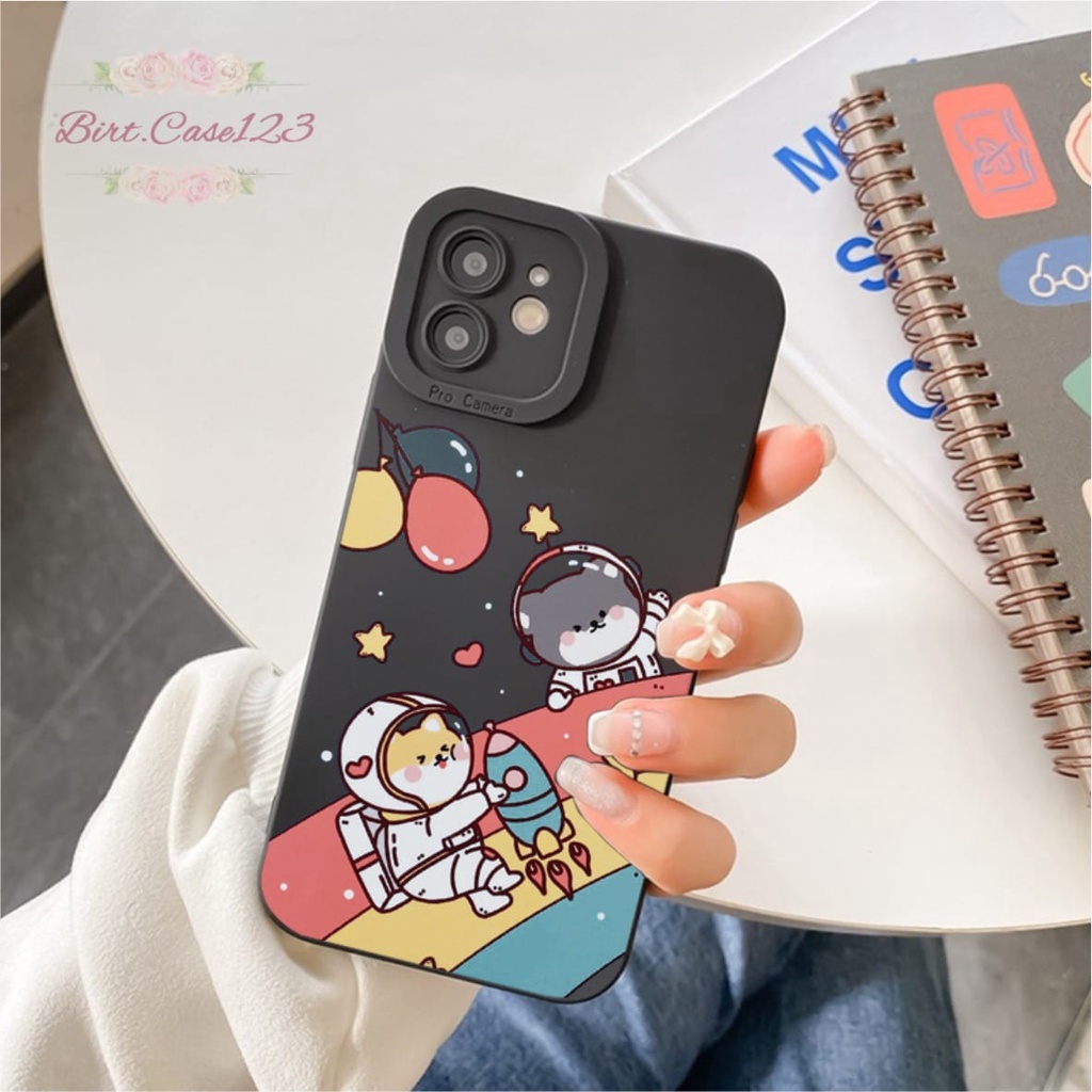 SOFTCASE PROCAMERA CUSTOM CAT SPACE OPPO VIVO SAMSUNG REALME XIAOMI IPHONE INFINIX FOR ALL TYPE BC6569