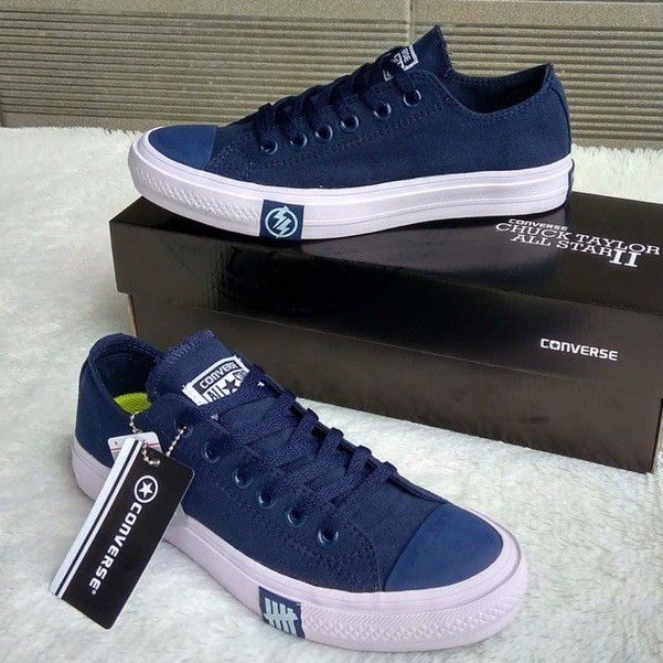 SEPATU ALLSTAR CONVERSE ALL STAR CHUCK TAYLOR NAVY UNDEFEATED PENDEK