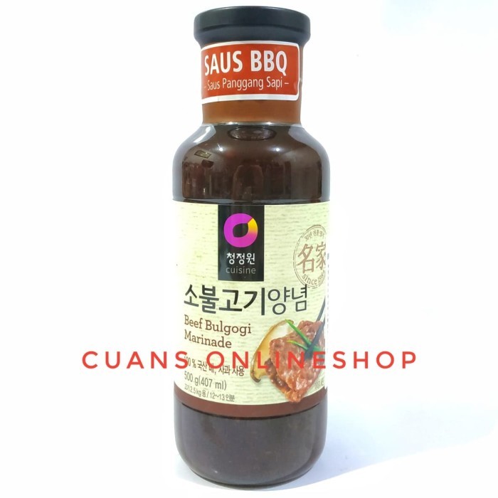 

Beef Bulgogi Marinade 500 Gram. Saus BBQ Korea. Saus Sapi Panggang.