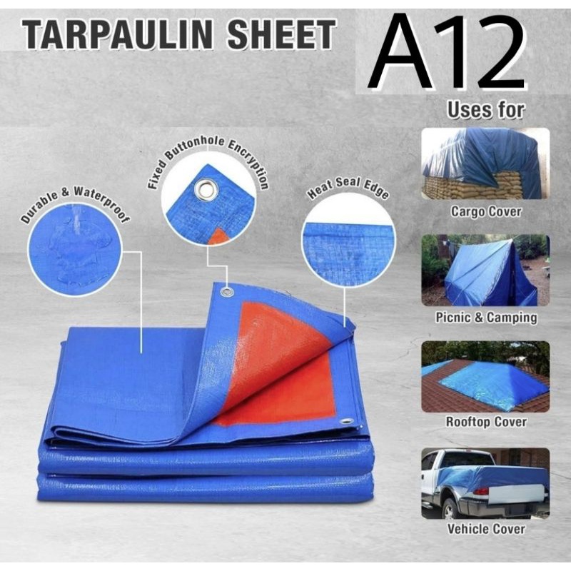 TERPAL A12 JUMBO 6x12 8x10 6x8 6x10 5x7 dll. UKURAN TERLENGKAP, KUAT DAN BERKUALITAS  ukuran dan harga bervariasi silahkan pilih sesuai kebutuhan anda