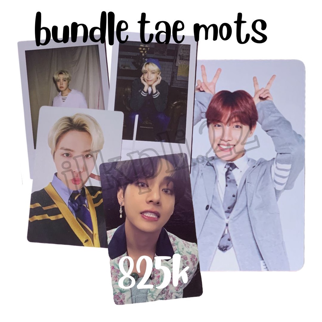 Photocard Taehyung V MOTS:ONE DVD Bundle J-Hope Deco Kit Set Happy Ever After Korea MPC PC BTS