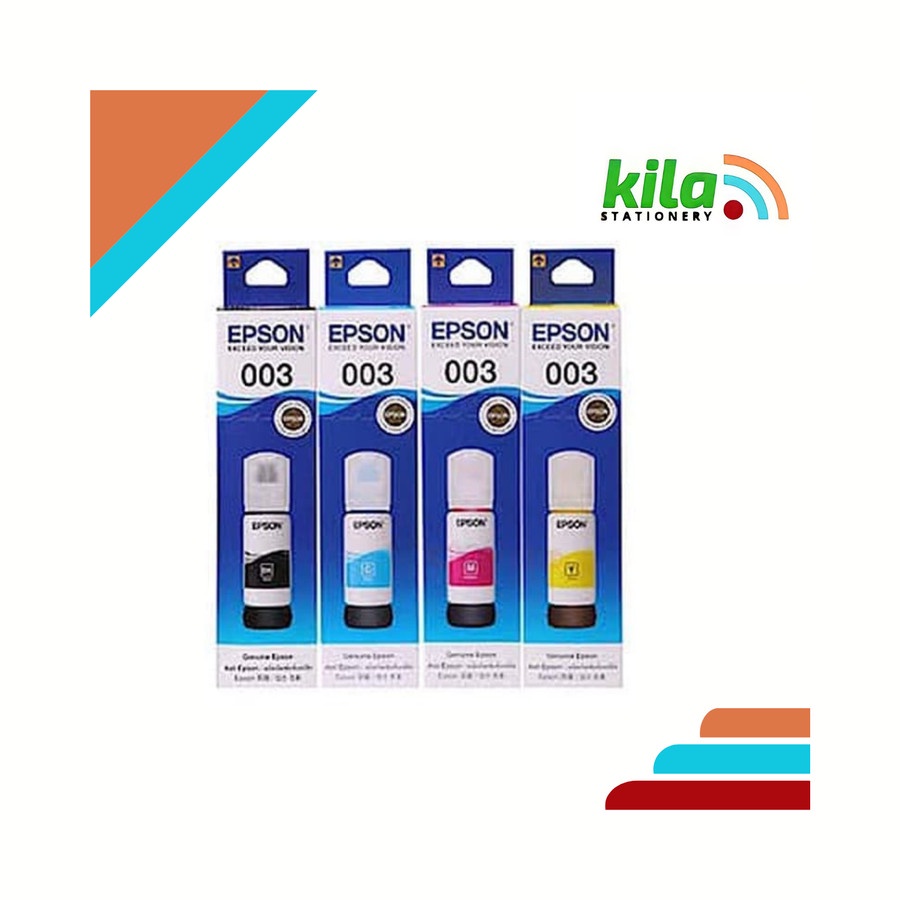 Tinta Epson 003 = Printer Epson L1110, L3100, L3101, L3110, L3150,5190