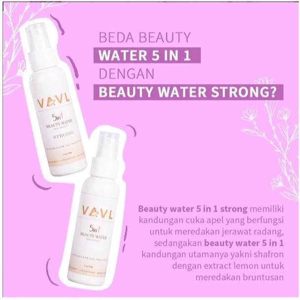 VAVL BEAUTY WATER STRONG by VAVL free gift