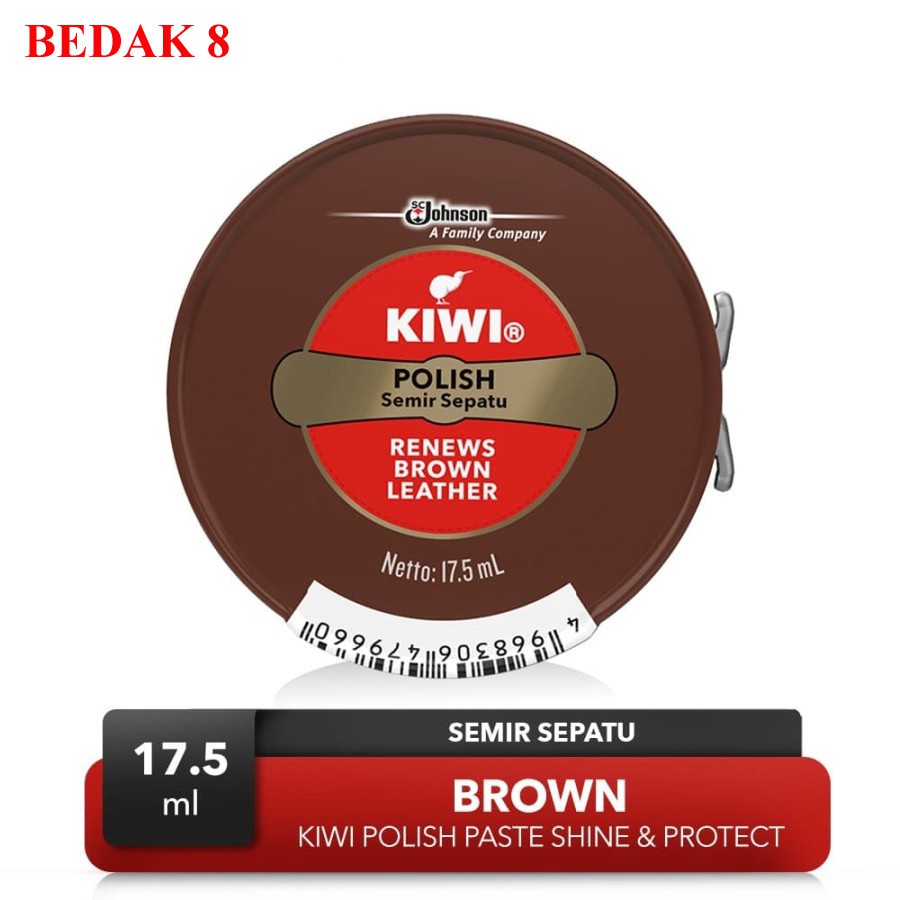 Kiwi Paste Shoe Polish Black/ Brown 17,5 ml | Semir Sepatu Kiwi 17,5 ml Hitam/ Coklat
