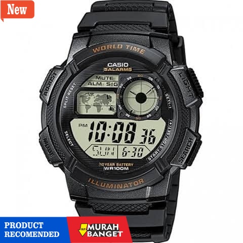 Jam digital pria terbaik- Jam Tangan Digital Pria Casio AE-1000W