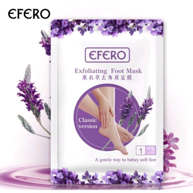 EFERO FOOT MASK - EFERO MASKER KAKI (PENGELUPAS KULIT MATI)