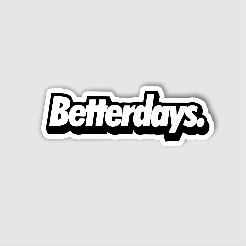 

Sticker grosir Stiker Brand betttterdays Distro Graftac Case Aesthetic phone Tumbrl dinding koper Laptop striping casing sticker