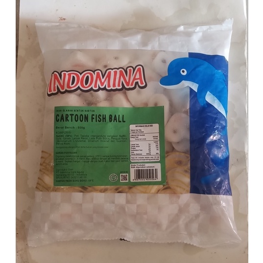 

INDOMINA CARTOON FISH BALL 500g