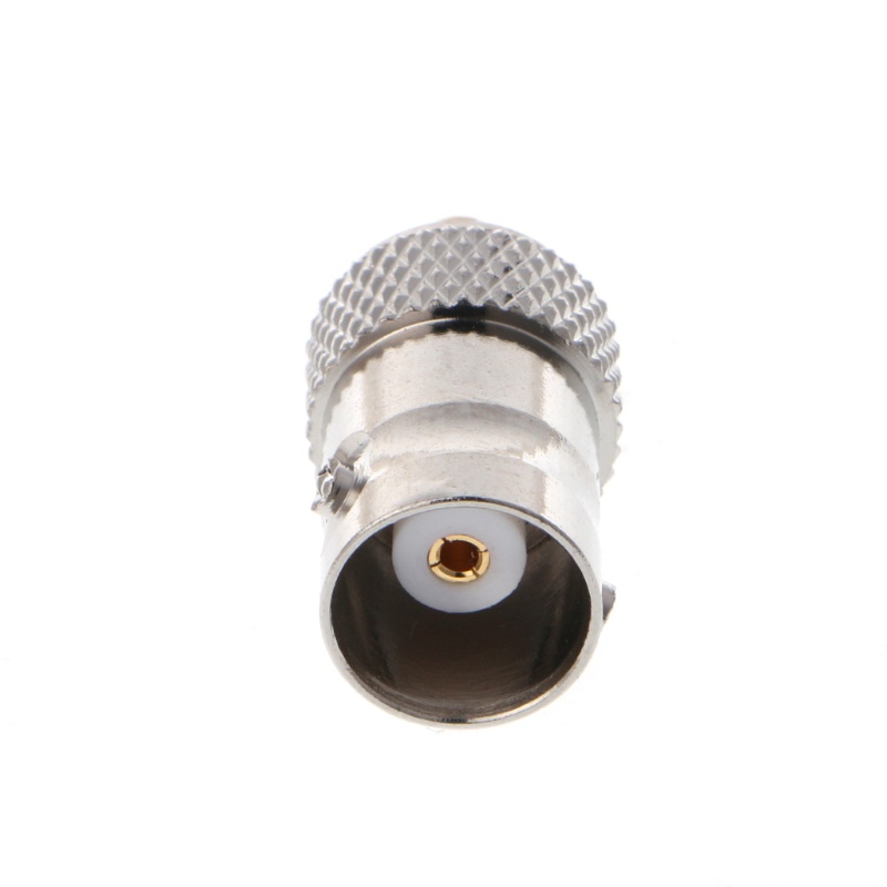 Gro BNC Female Jack to MCX Male Plug Adaptor Konektor RF Coax Coaxial Lurus