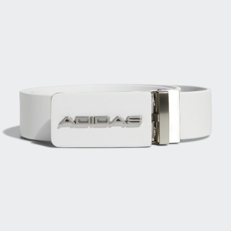 adidas PU nohole belt white / sabuk golf