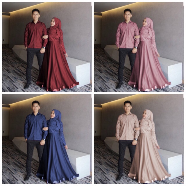 Baju Couple Kondangan Kekinian / Harga Spesifikasi Baju ...