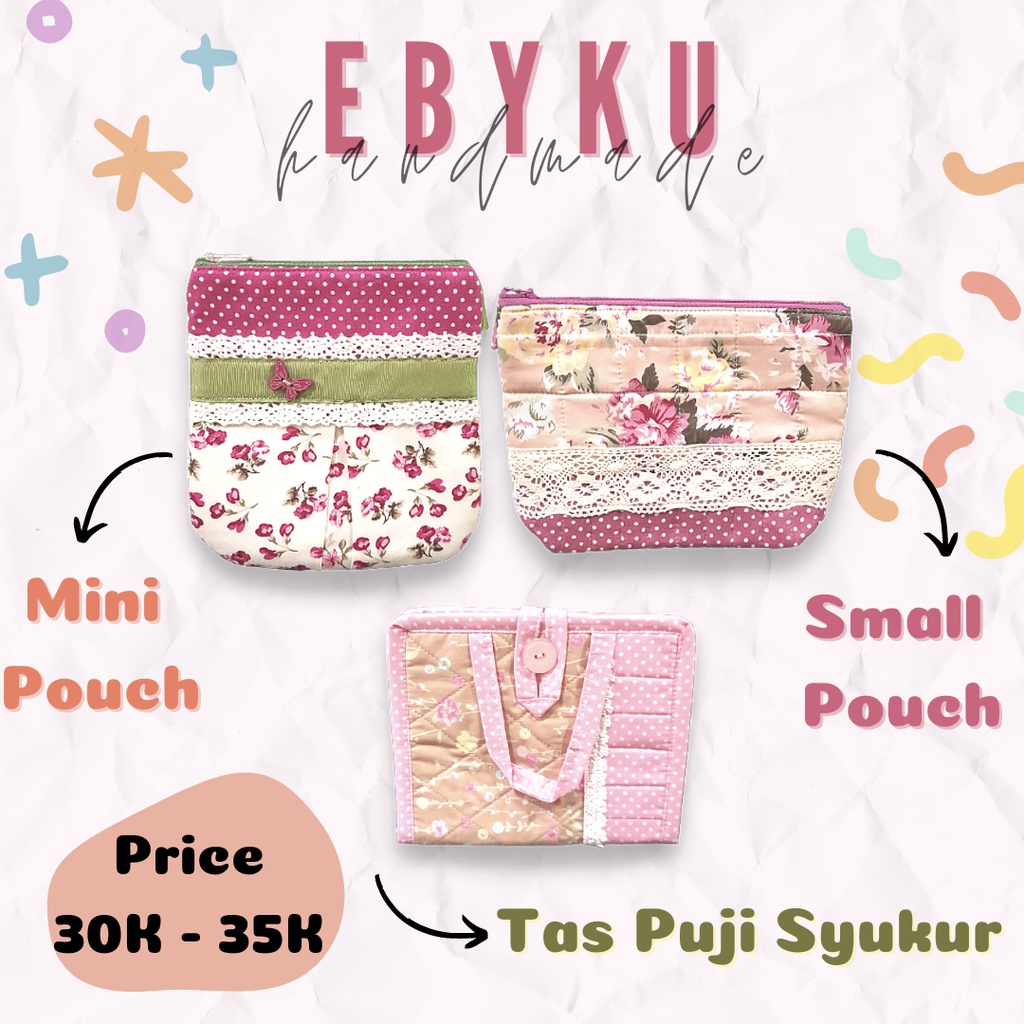 Pouch & Tas Puji Syukur Katun Handmade