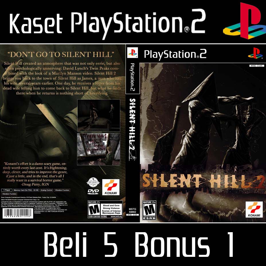 Kaset Ps2: Silent Hill 2