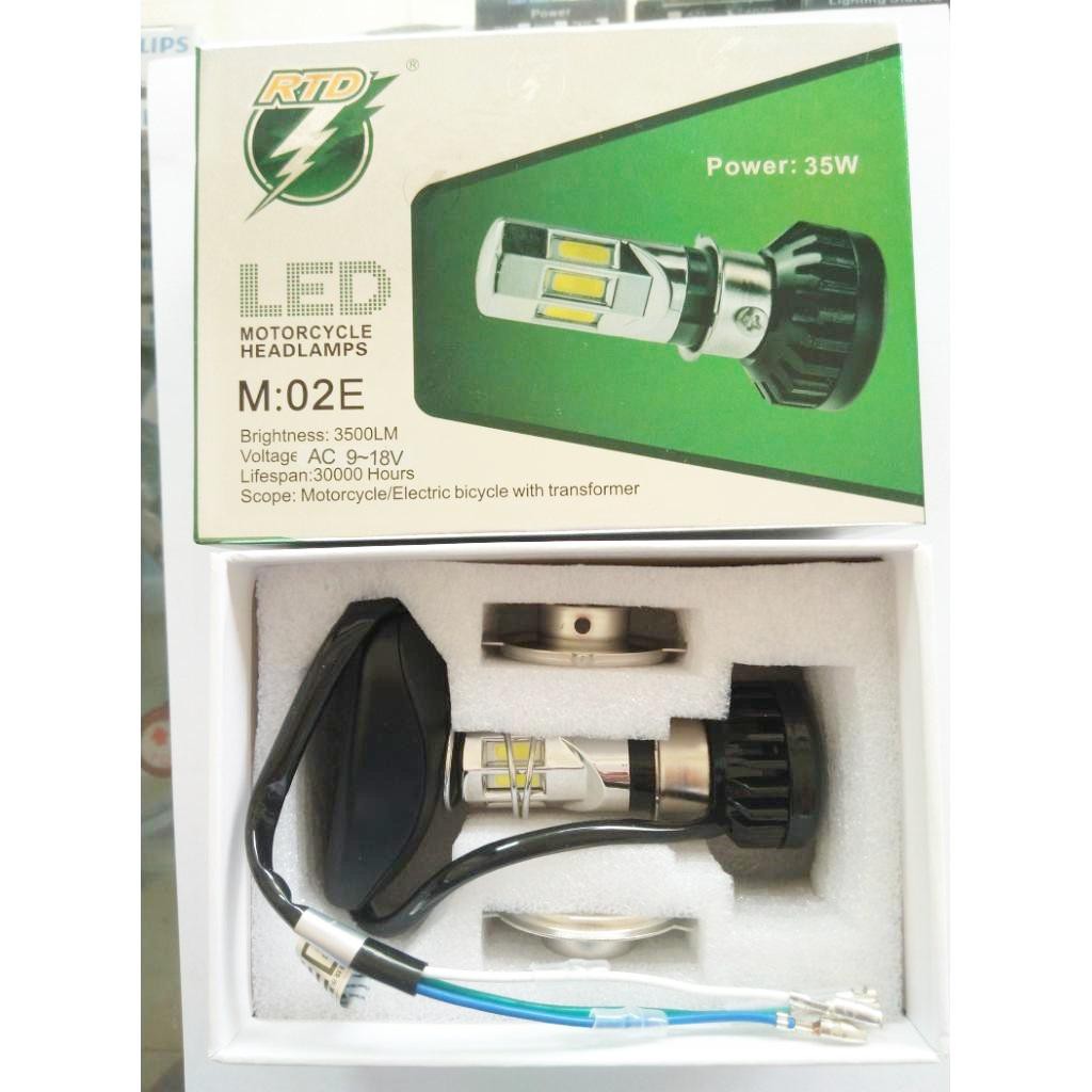 Lampu Led Motor RTD 6sisi AC DC 35Watt 100% original RTD - PUTIH