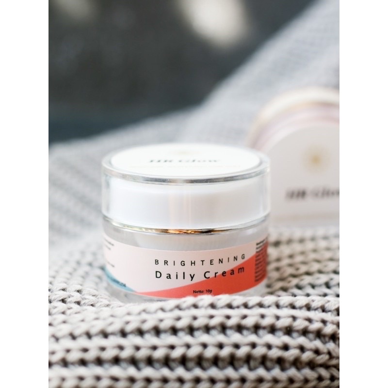 DAILY CREAM BRIGHTENING by HR GLOW 10gr - Original BPOM / Krim pagi / siang / pemutih wajah glowing