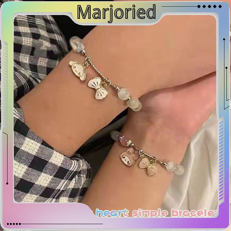 Melody Cinnamon Dog Opal Gelang Lucu Sederhana Gelang Hadiah Pacar-MJD